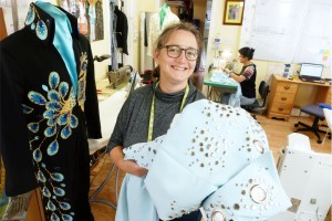 Eleanor von Boetticher, who founded ProElvis Jumpsuits, is part of a select few Dragons' Den alumni chosen to appear on the CBC program's 20th-anniversary broadcast. (Chris Bush/News Bulletin)