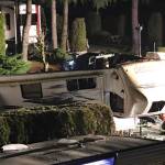 A woman was airlifted to hospital following an explosion and fire at a trailer in an RV park in west Abbotsford on Monday, March 2. (1st Due Media photo)